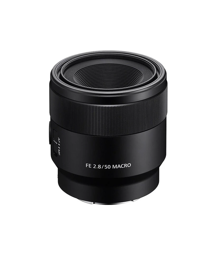 Sony Fe 50mm f/2.8 Macro Lens for Sony E, Bundle with 55mm Essentials Filter Kit, Cleaning Kit and Cleaning Cloth