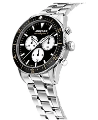 Movado Men's Calendoplan S Swiss Quartz Chrono Stainless Steel Watch, 42mm