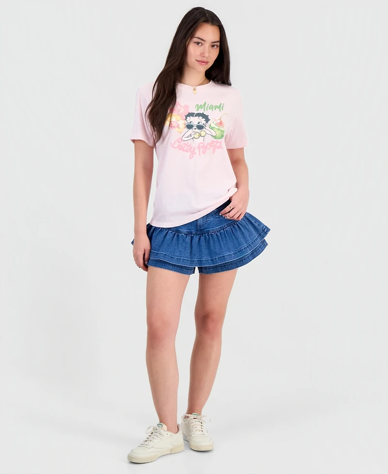 Grayson Threads, The Label Juniors' Betty Boop Miami Graphic T-Shirt