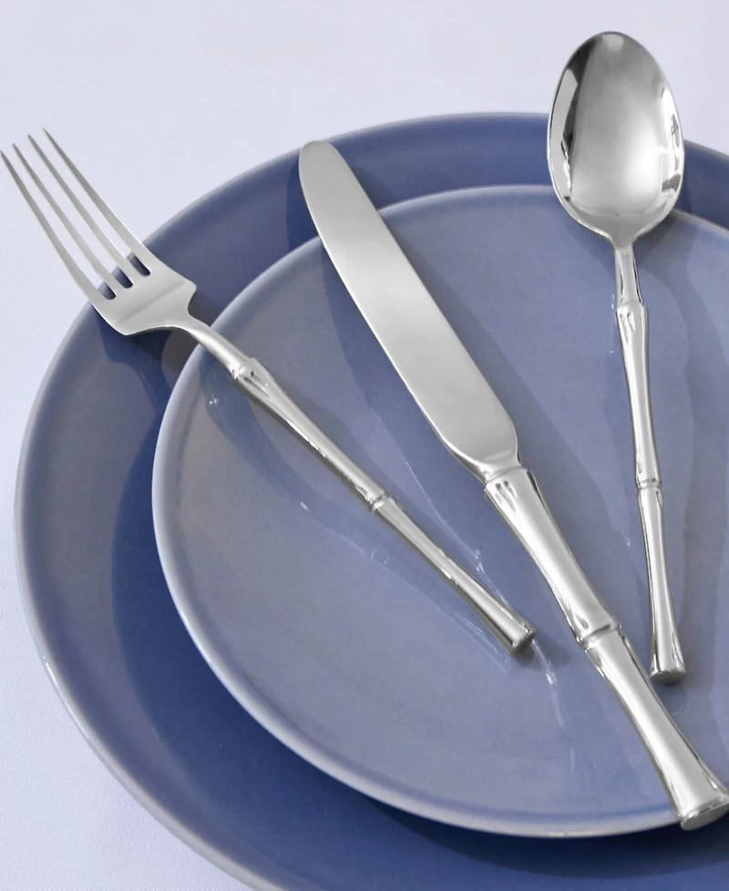 Godinger Rattan Mirrored 20-Pc. Flatware Set, Service For 4