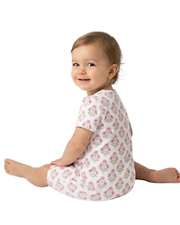 Motette Baby Girls Pink Posy Bamboo Sleeper