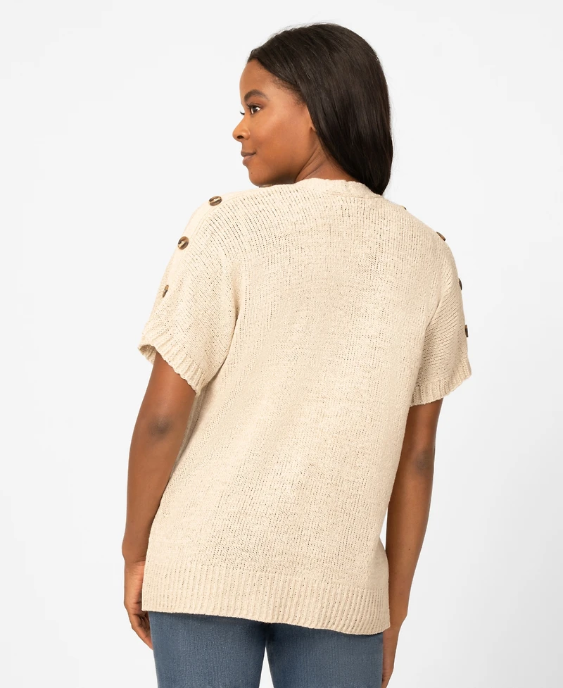 Melissa Paige Women's Button Shoulder Cardigan, Macy's Exclusive