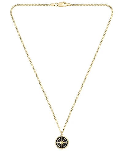 Hugo Boss Men's North Ionic Plated Thin Gold Steel Necklace