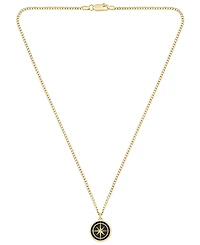 Hugo Boss Men's North Ionic Plated Thin Gold Steel Necklace
