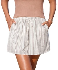 Cupshe Women's Tempo Striped Mini Skirt
