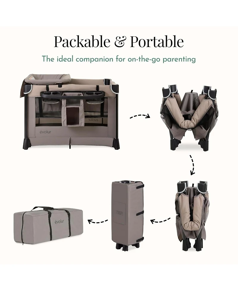 Evolur Baby Cozy Cove Deluxe Playard