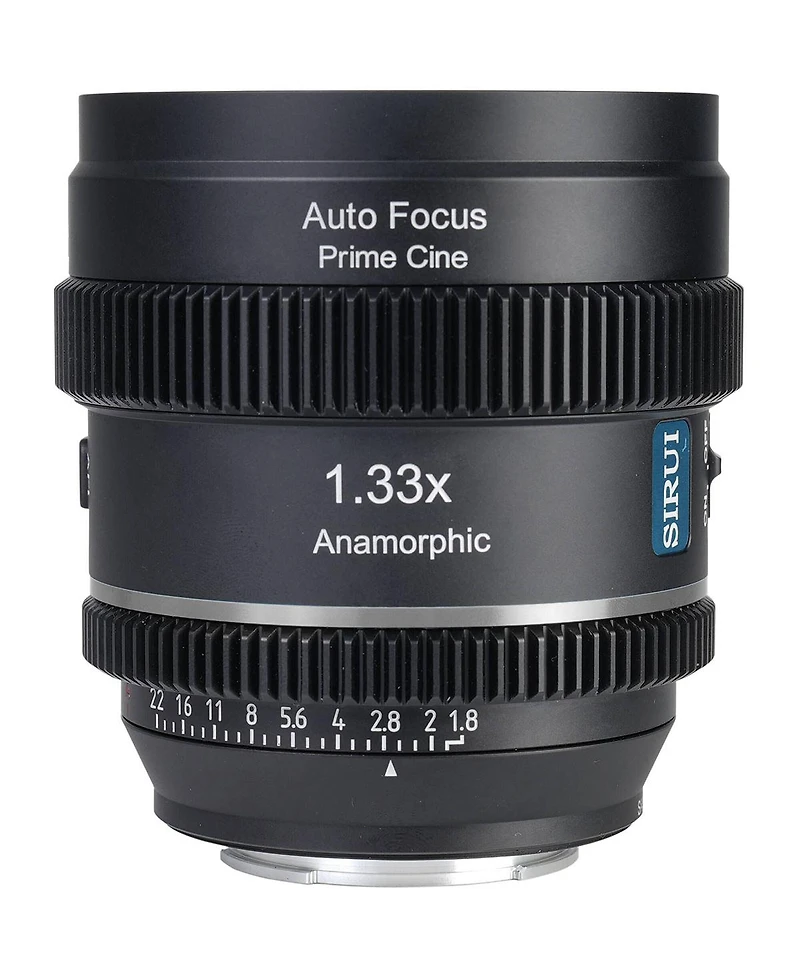 Sirui 20mm T1.8 1.33X S35 Af Anamorphic Lens (X mount, Neutral Flare)