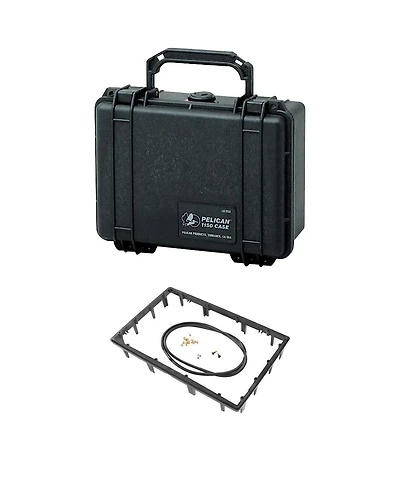 Pelican 1150 Waterproof Protector Hard Case, Black with Pelican 1150PF,Panel Frame 1150 Kit