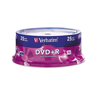 Verbatim 95033 4.7 Gb 16x Spindle Dvd+R Recordable Disc - (25/Pack
