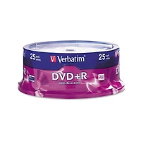 Verbatim 95033 4.7 Gb 16x Spindle Dvd+R Recordable Disc - (25/Pack