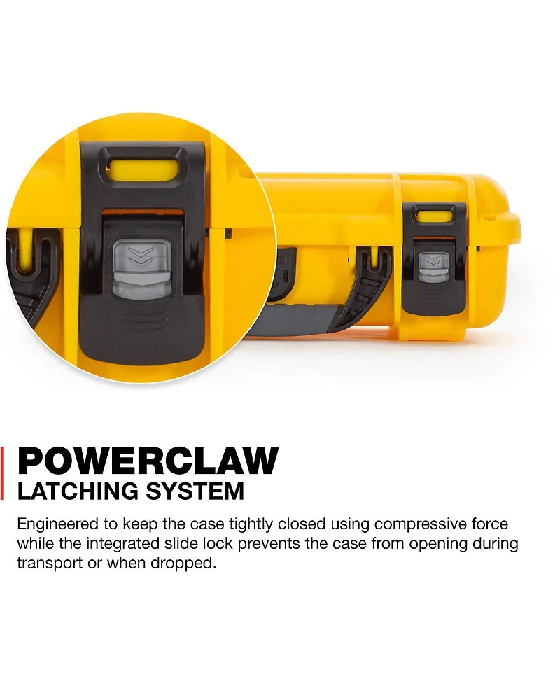 Nanuk 909 Case with Foam, Yellow