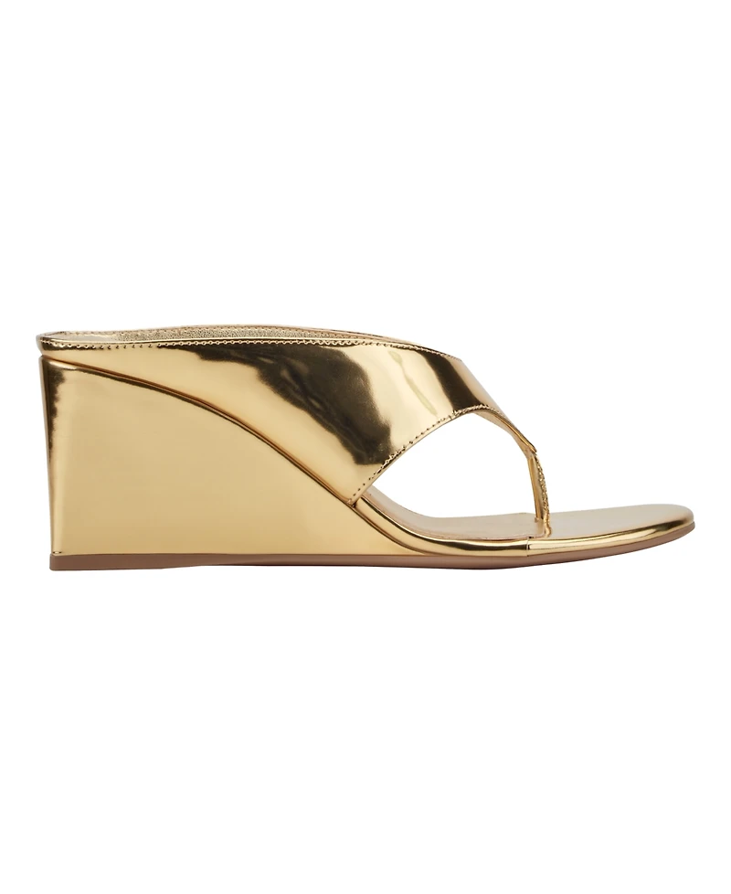 Marc Fisher Ltd Women's Udena Slip-On Wedge Dress Sandals