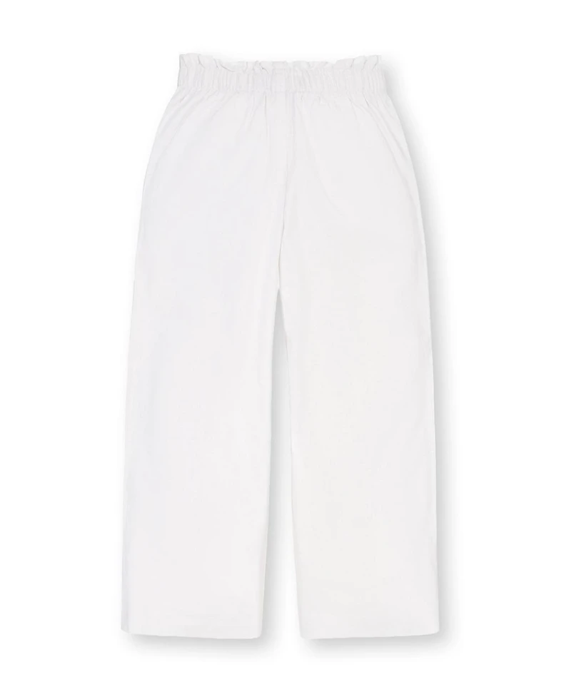 Hope & Henry Toddler Girls Linen Paper Bag Tie-Waist Pant