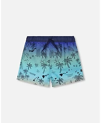 Deux par Boys Boardshorts Beach Print