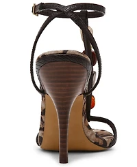Steve Madden Women's Frenzi Novelty T-Strap Stiletto Heel Dress Sandals