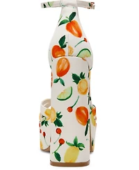 Steve Madden Women's Retro Strappy Block Heel Platform Dress Sandals