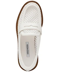 Steve Madden Women's Madison Mesh Block Heel Loafer