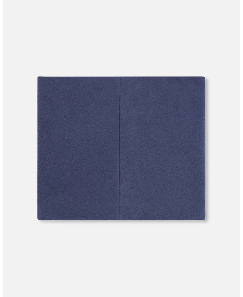 Deux par Deux Baby Unisex Stretch Jersey Neck Tube Navy Blue