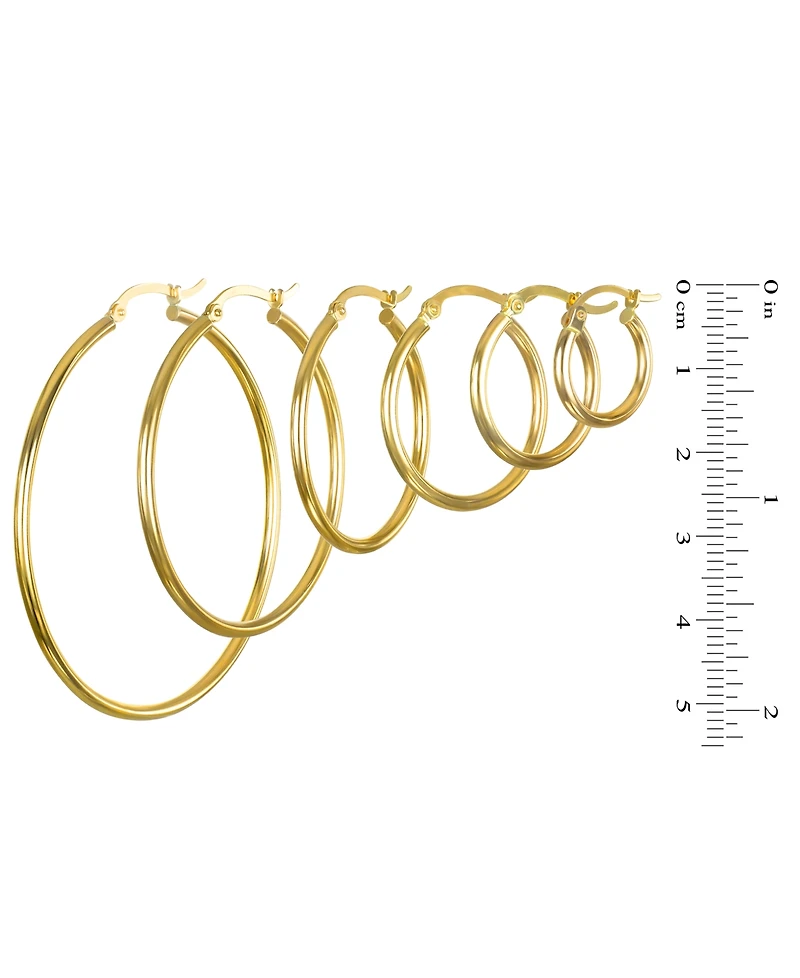 Macy's Hoop Earrings in 10k Yellow Gold