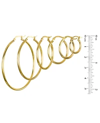 Macy's Hoop Earrings in 10k Yellow Gold