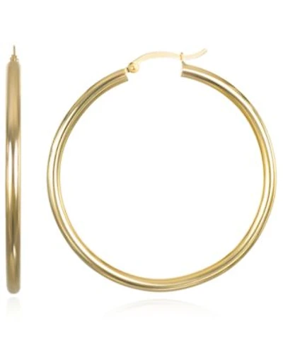 Macys Hoop Earrings In 10k Yellow Gold Collection