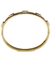 Lola Ade Aurora Gold-Tone Baguette Bangle Bracelet
