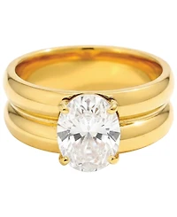 Lola Ade Eterna Gold-Tone Double Band Ring