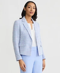 Kasper Women's Tweed One-Button Jacket
