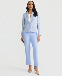 Kasper Women's Tweed One-Button Blazer, Regular & Petite
