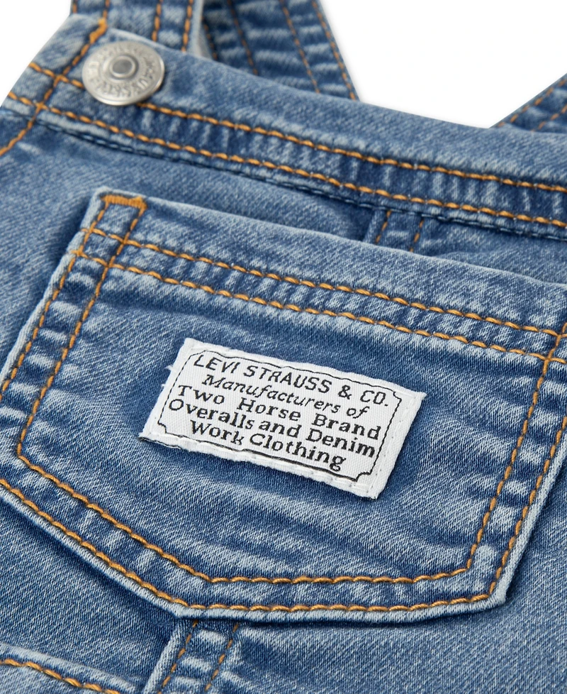 Levi's Baby Girls Sleeveless Denim Shortalls