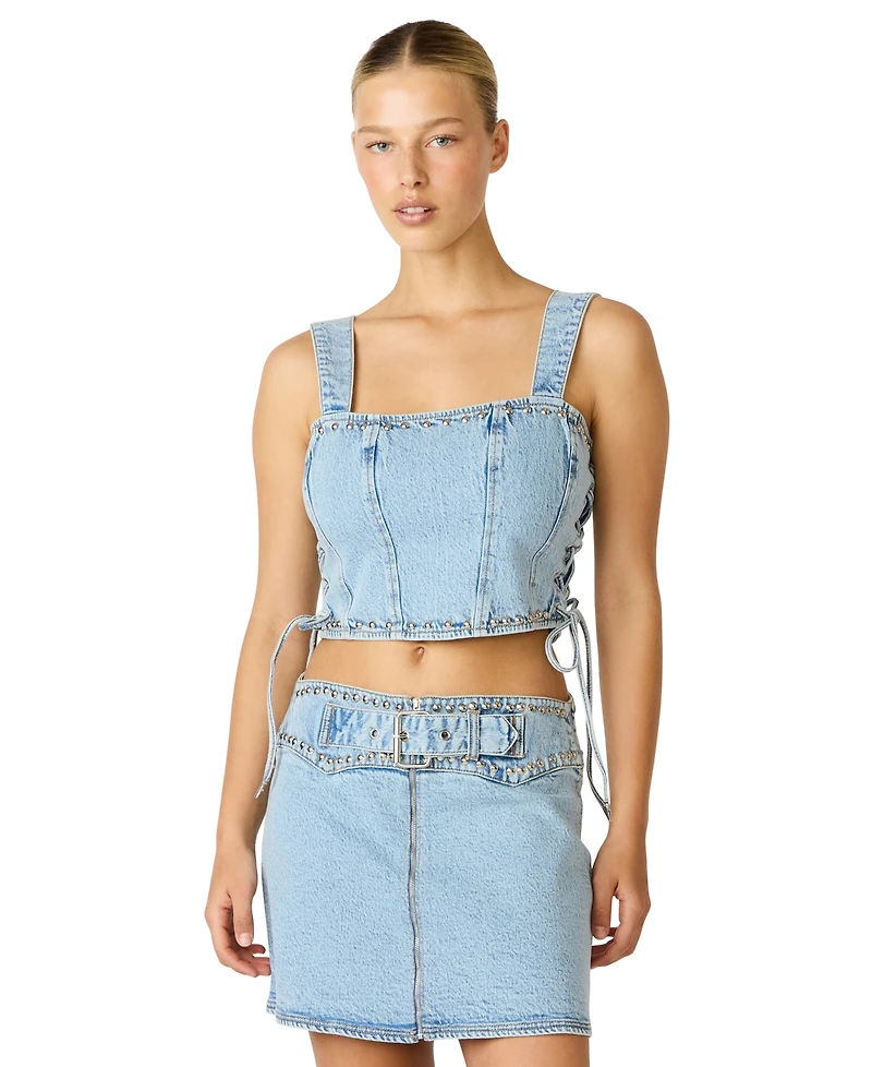 Steve Madden Women's Babe Square Neck Top