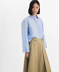 Mango Women's A-Line Pleated Belt Skirts