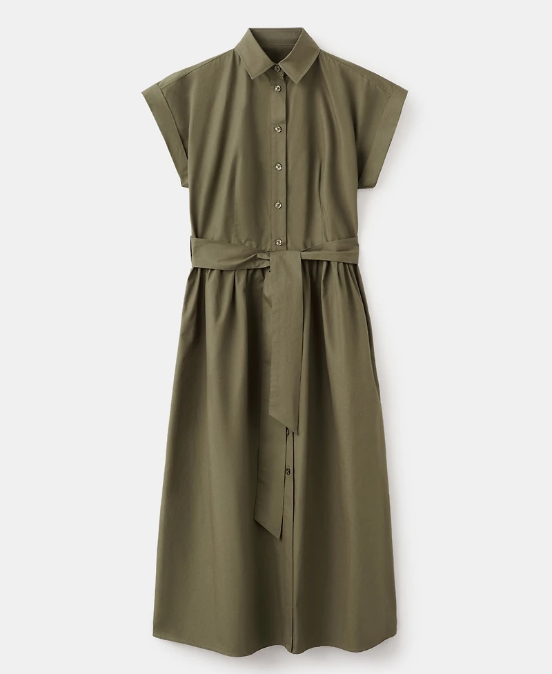 Mango Women's Belt Shirt Dress