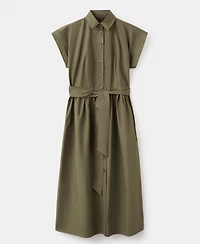Mango Women's Belt Shirt Dress