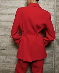 Mango Women's Scarf Suit Jacket