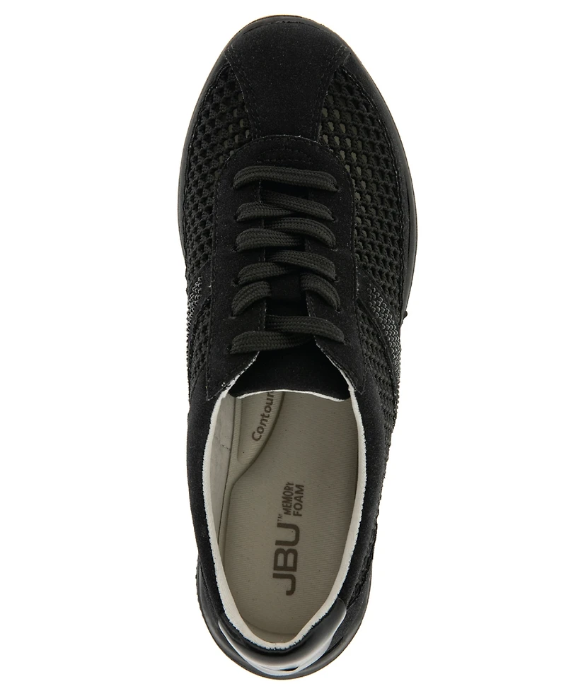 Jbu Women's Dion Round Toe Casual Sneakers