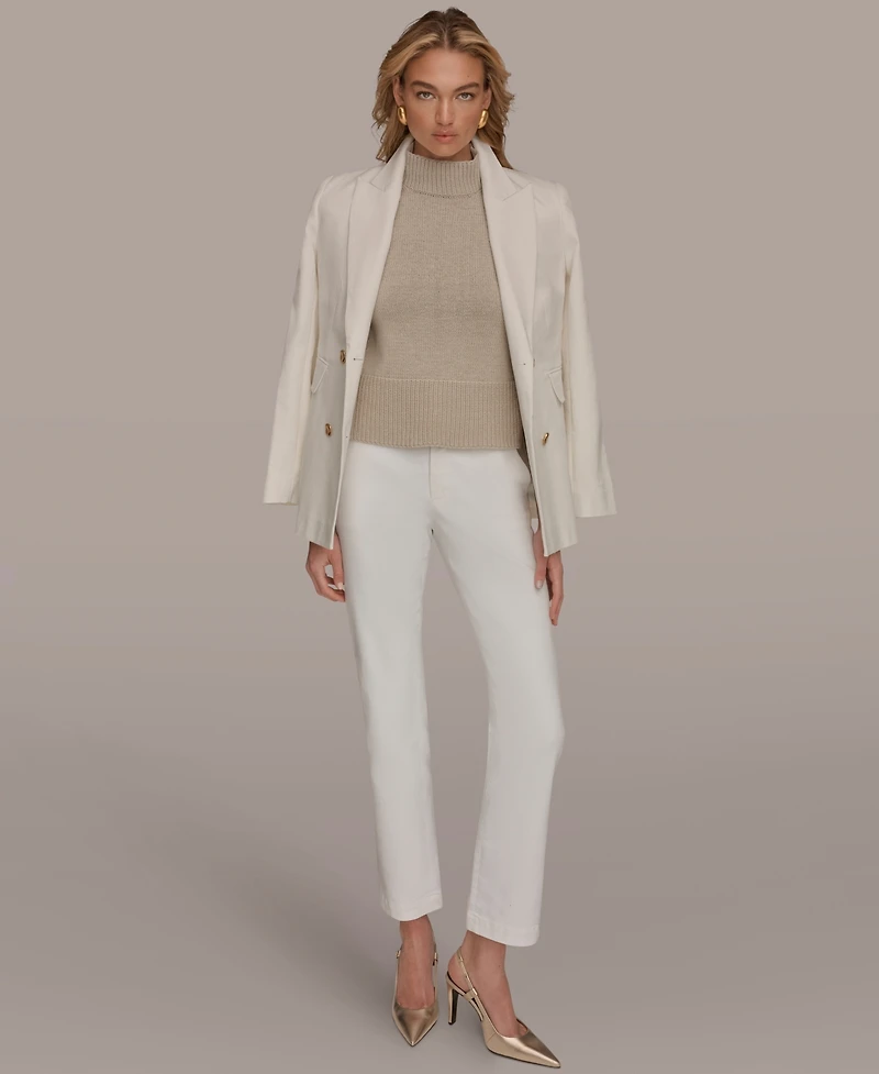 Donna Karan New York Women's Denim Quilted Jacket