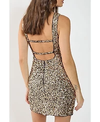 Nasty Gal Women's Strappy Back Mini Dress
