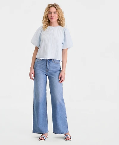 On 34th Women's Puff Sleeve Blouse, Macy's Exclusive