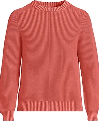 Lands' End Men's Long Sleeve Sunwashed Drifter Sweater