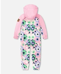 Deux par Little Girls Kids Mid-Season One-Piece Outerwear Printed Flowers Child