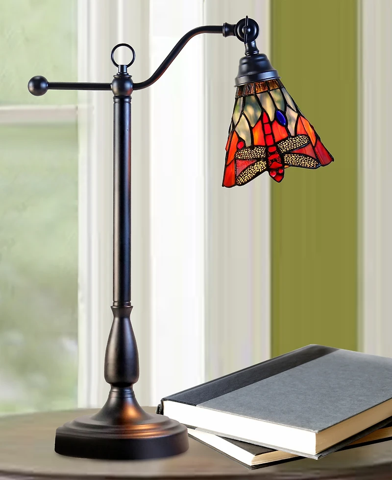 Dale Tiffany La Anza 24" Handmade Tiffany Desk Lamp