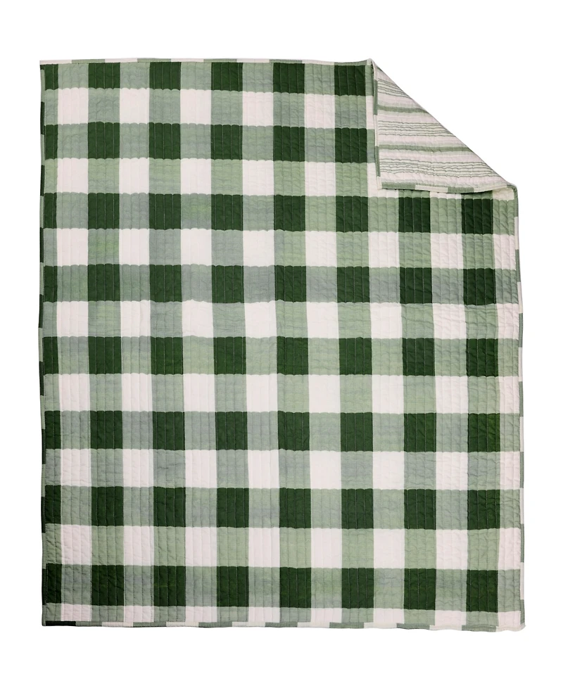 Levtex Camden Buffalo Check Reversible Quilted Throw, 50" x 60"