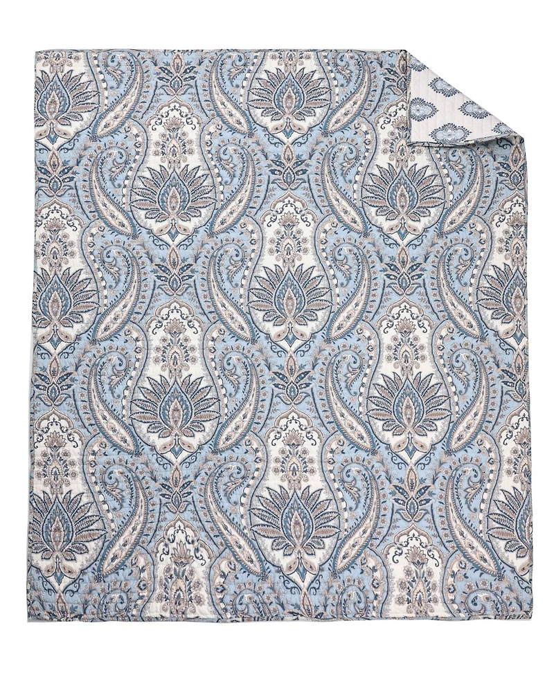 Levtex Kasey Damask Reversible Quilted Throw, 50" x 60"