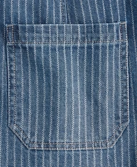 On 34th Women's Striped Denim Mini Skirt, Macy's Exclusive