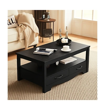 gaomon Kitchen Table Large Coffee Table for Dining Room, Home Office