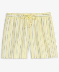 On 34th Women's Striped Drawstring Shorts, Macy's Exclusive