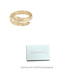 Adornia Gold Snake Wrap Ring