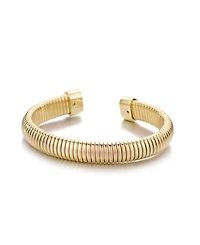 Adornia Gold Omega Coil Cuff Bracelet