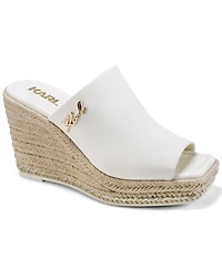 Karl Lagerfeld Paris Women's Clove Slip-On Wedge Sandals